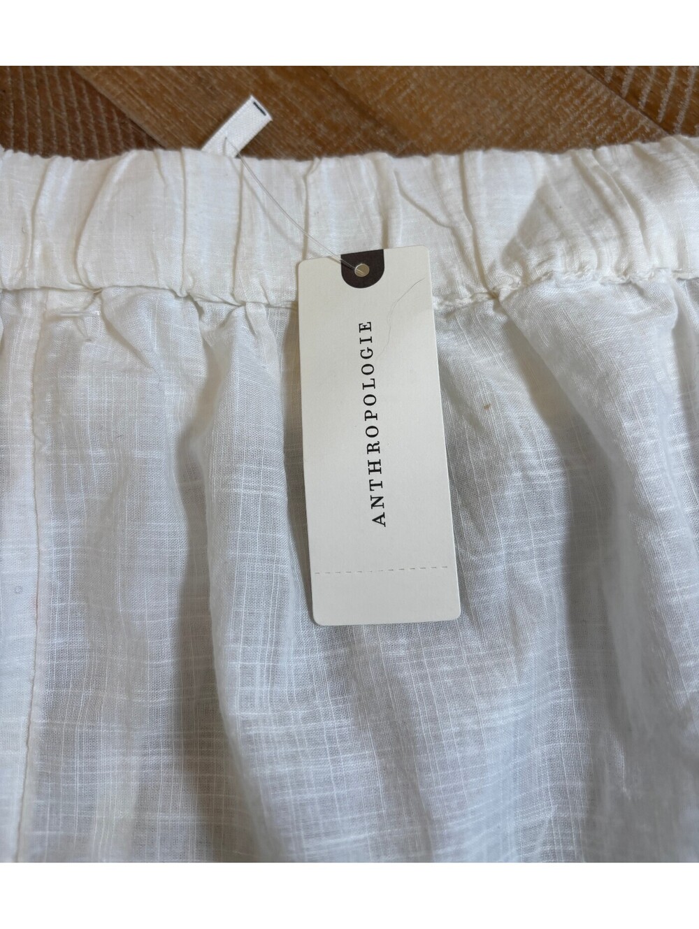 NWT Anthropologie White Cotton Embroidered Eyelet Scallop Hem Shorts L - Picture 8 of 8